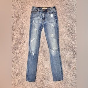 Hollister Jeans High Rise Super Skinny Ripped Women’s 25x30